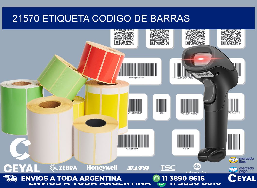 21570 etiqueta codigo de barras