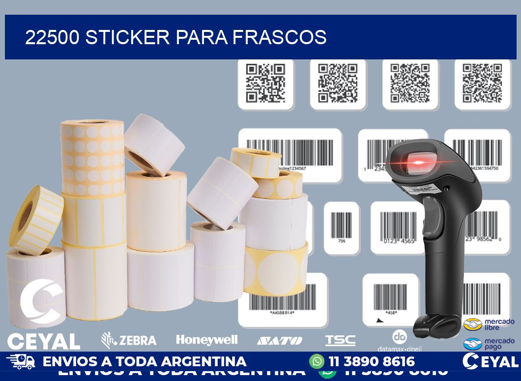 22500 STICKER PARA FRASCOS