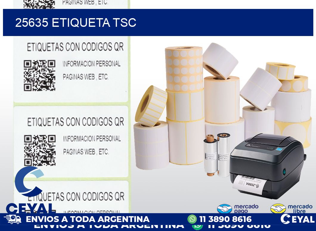 25635 etiqueta tsc