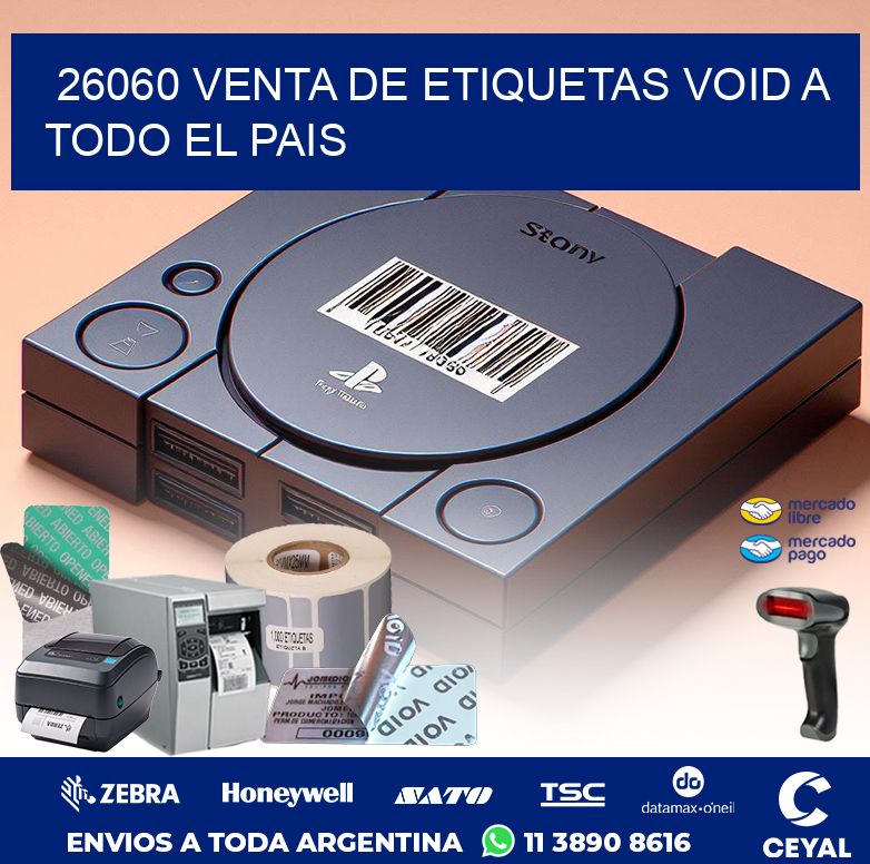 26060 VENTA DE ETIQUETAS VOID A TODO EL PAIS