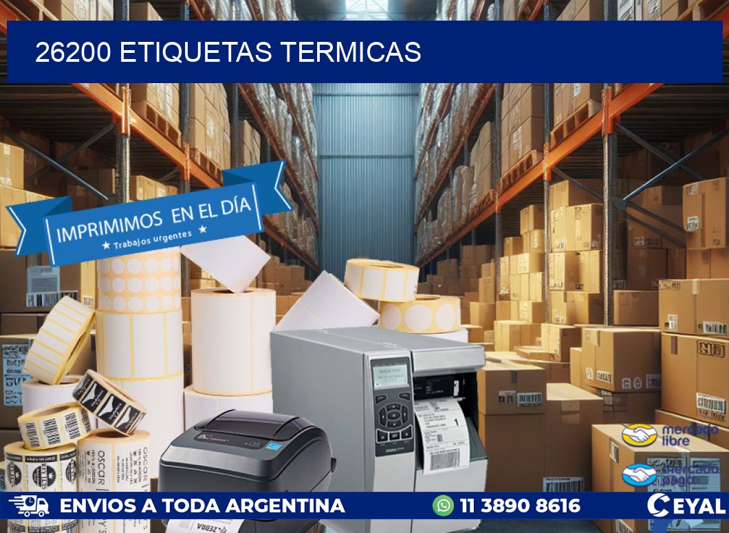 26200 ETIQUETAS TERMICAS