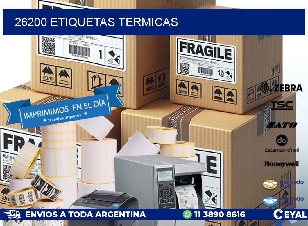 26200 ETIQUETAS TERMICAS