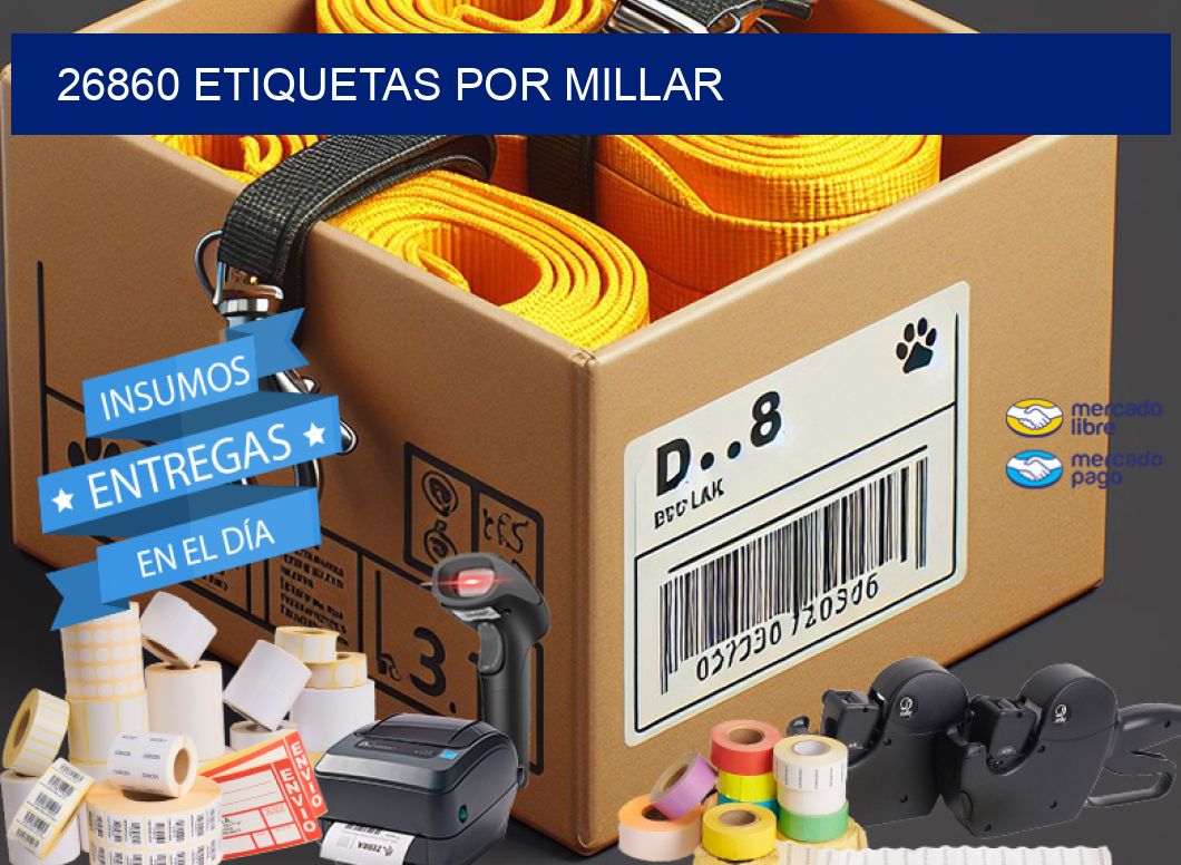 26860 etiquetas por millar