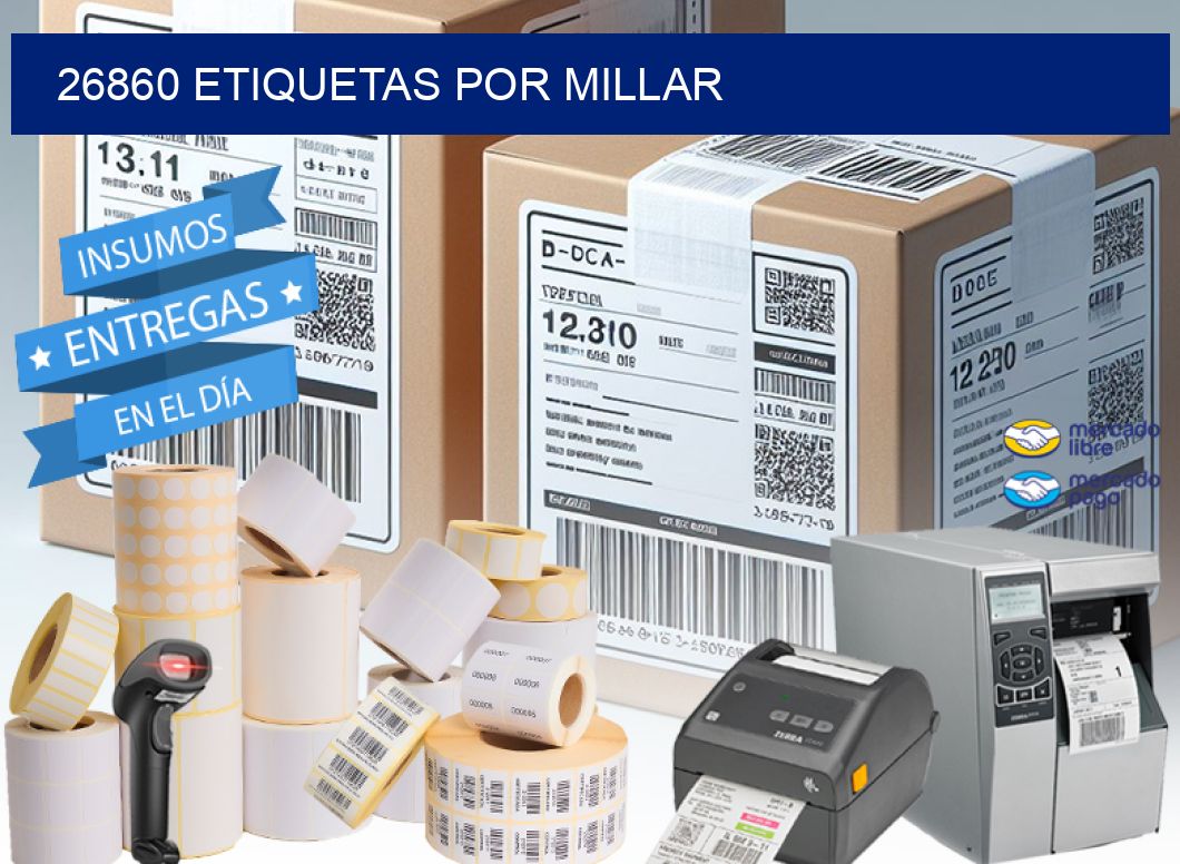26860 etiquetas por millar