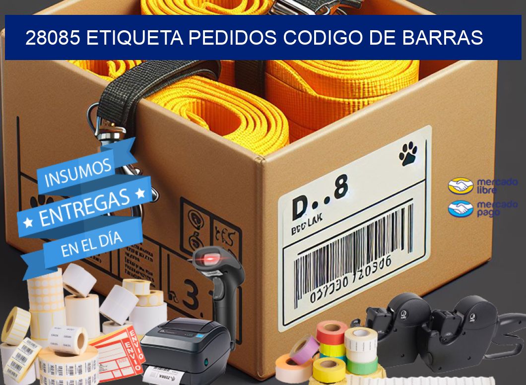 28085 etiqueta pedidos codigo de barras
