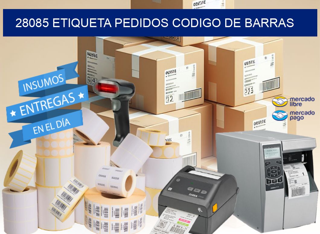 28085 etiqueta pedidos codigo de barras