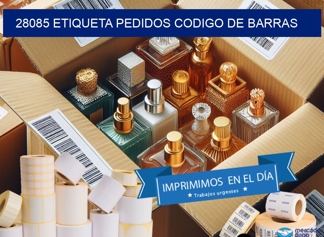 28085 etiqueta pedidos codigo de barras