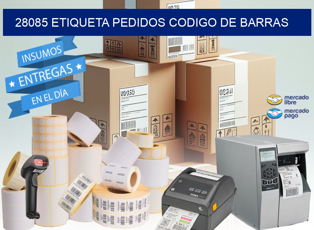 28085 etiqueta pedidos codigo de barras
