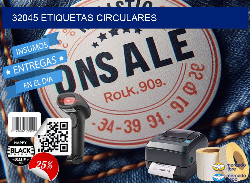 32045 ETIQUETAS CIRCULARES