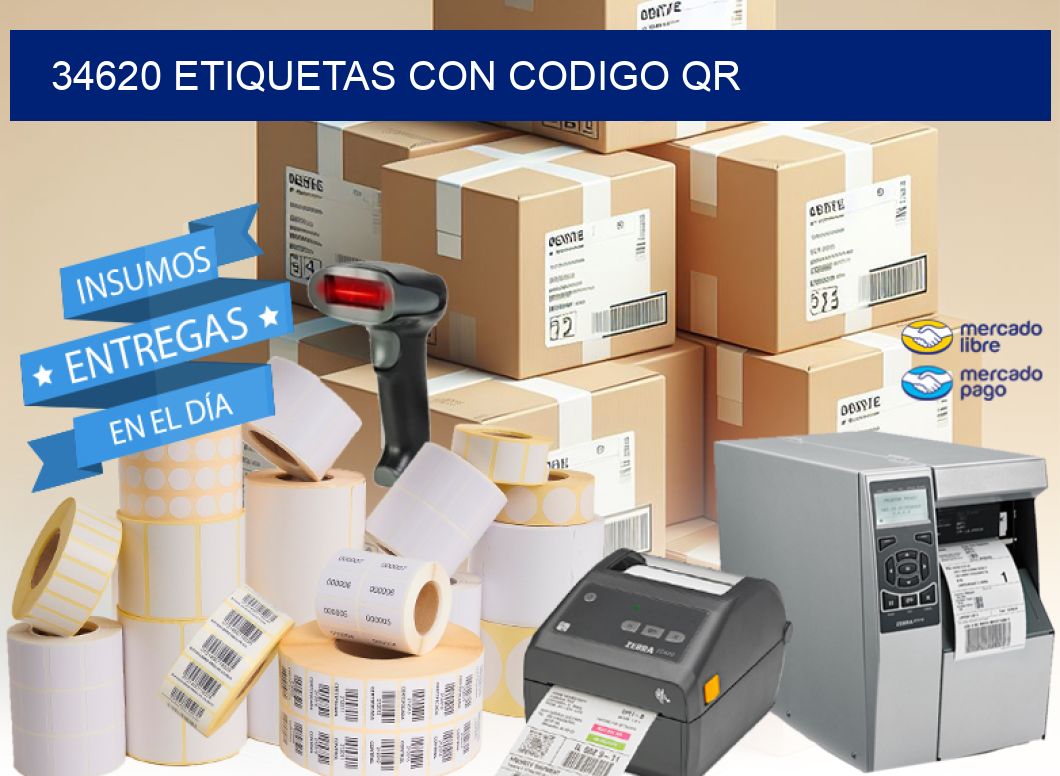 34620 ETIQUETAS CON CODIGO QR