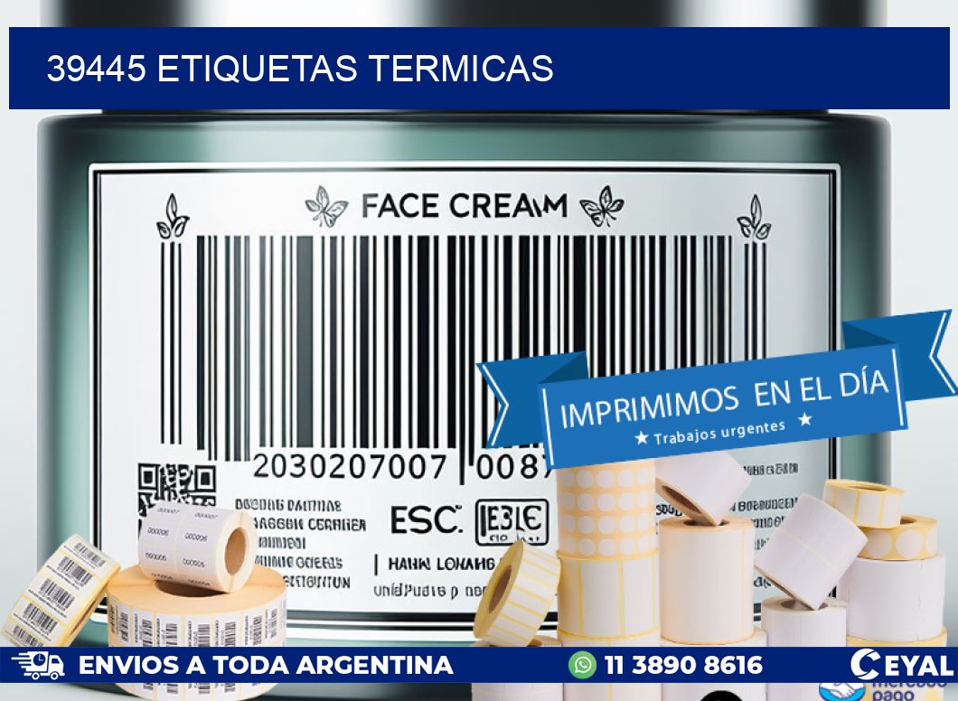 39445 ETIQUETAS TERMICAS