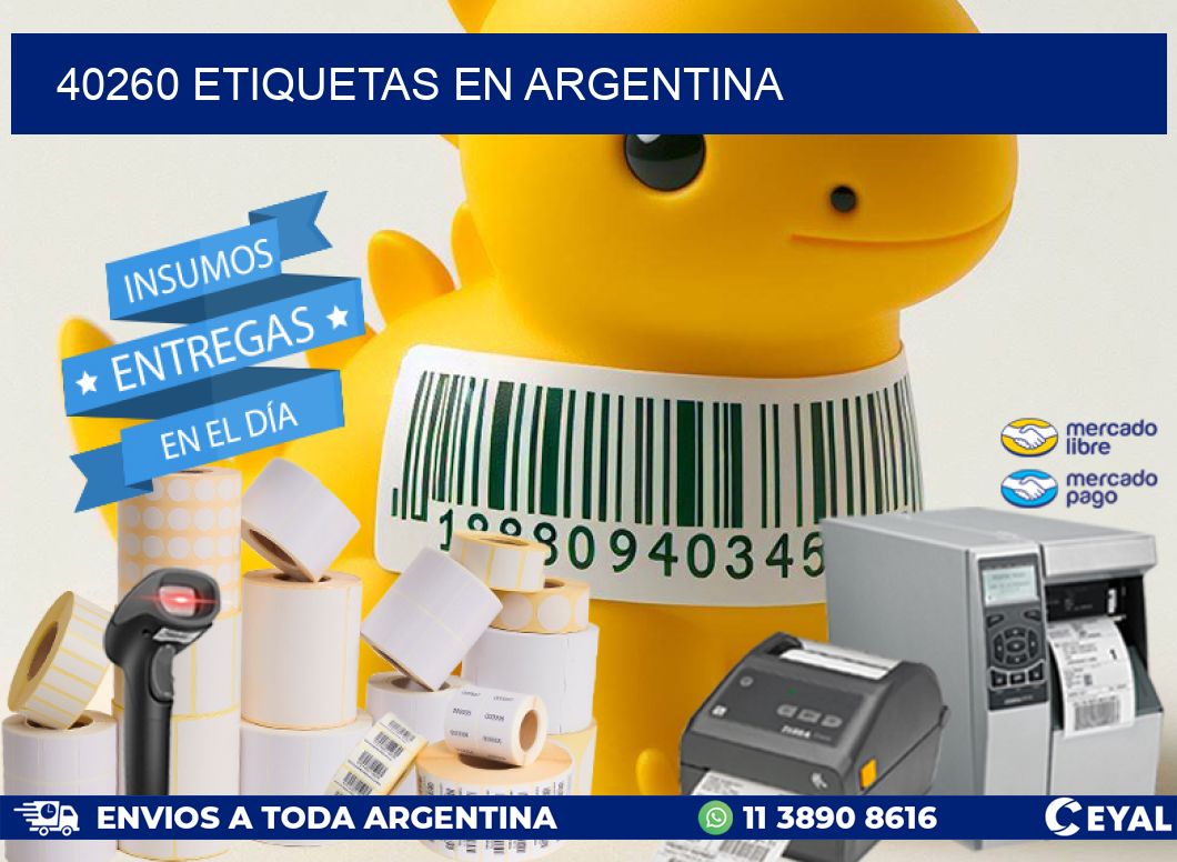 40260 etiquetas en argentina