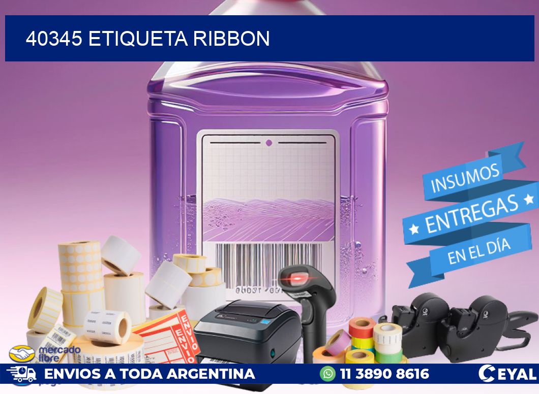 40345 etiqueta ribbon