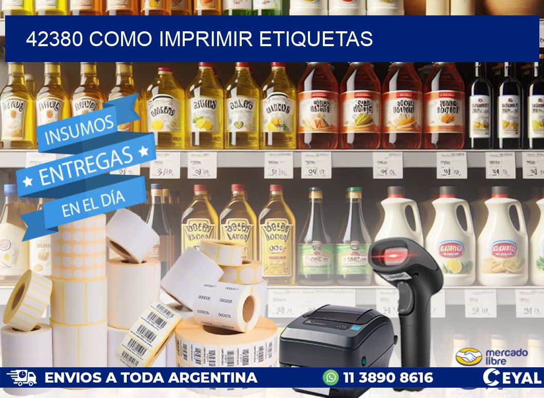 42380 como imprimir etiquetas