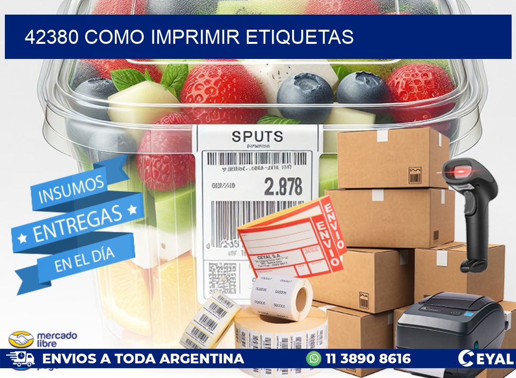 42380 como imprimir etiquetas
