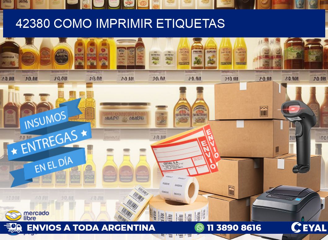 42380 como imprimir etiquetas