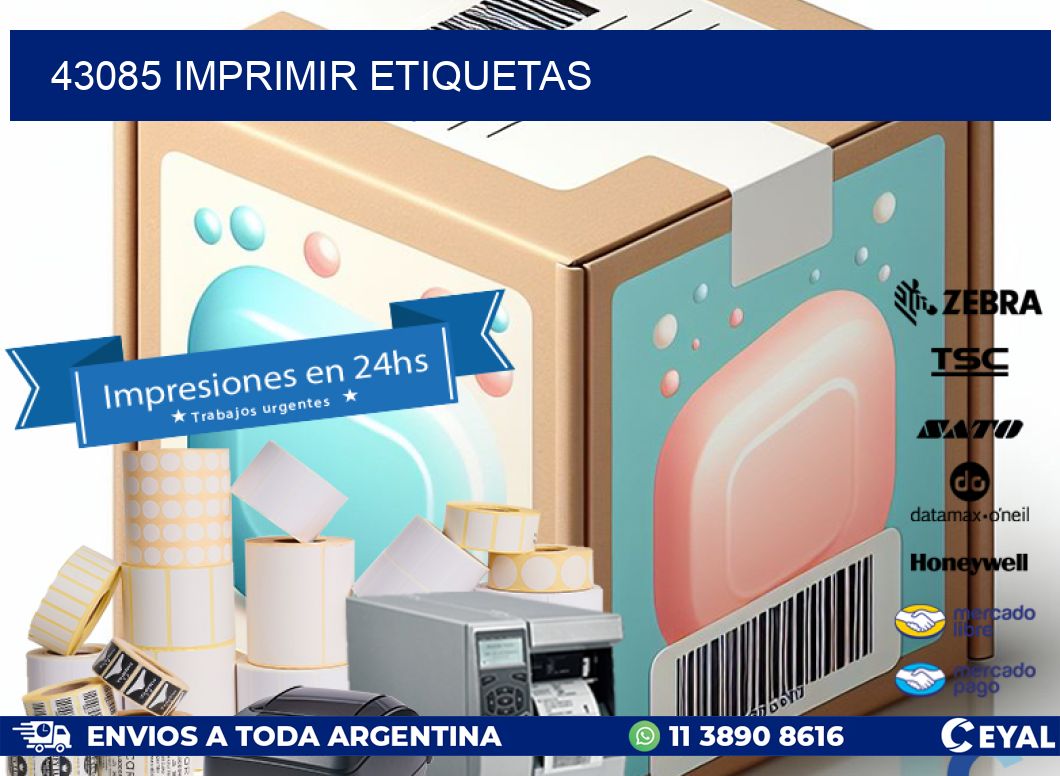 43085 imprimir etiquetas