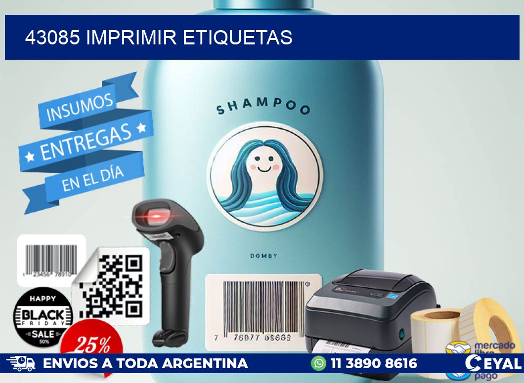 43085 imprimir etiquetas