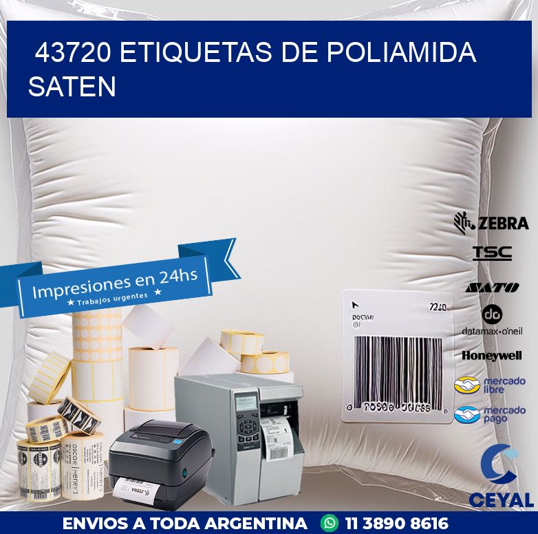 43720 ETIQUETAS DE POLIAMIDA SATEN