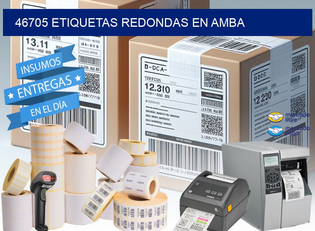 46705 ETIQUETAS REDONDAS EN AMBA