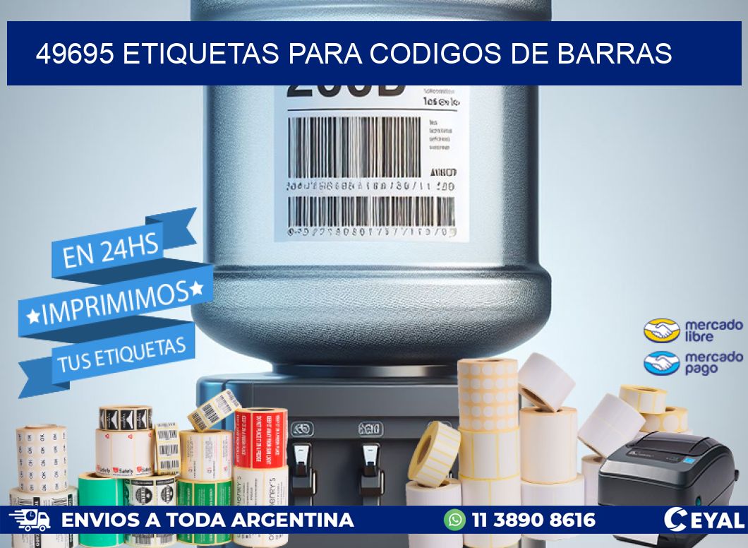 49695 ETIQUETAS PARA CODIGOS DE BARRAS