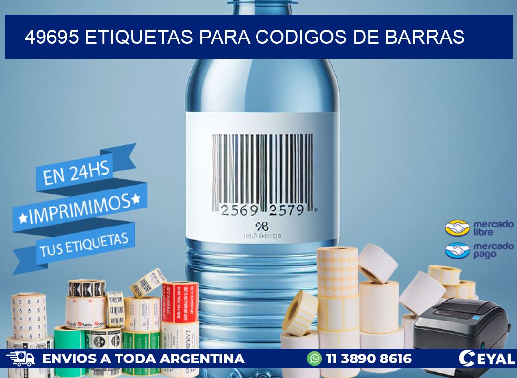 49695 ETIQUETAS PARA CODIGOS DE BARRAS