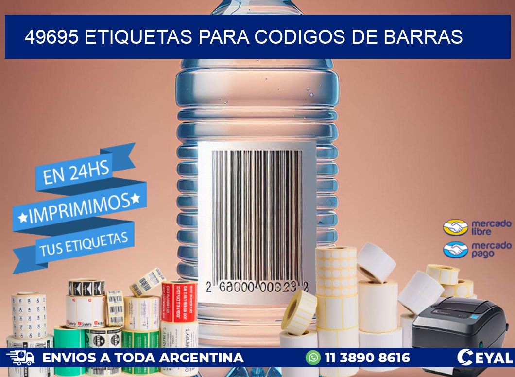 49695 ETIQUETAS PARA CODIGOS DE BARRAS