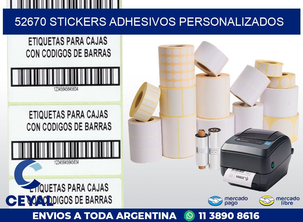 52670 stickers adhesivos personalizados