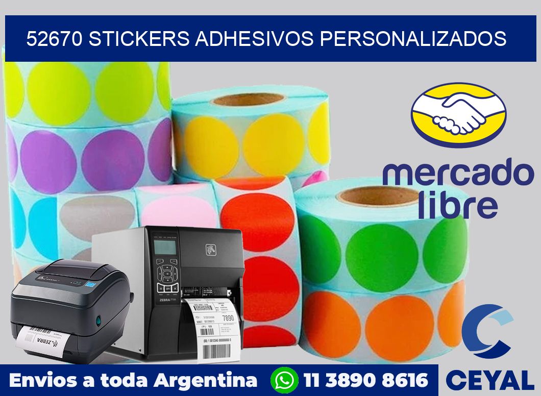 52670 stickers adhesivos personalizados