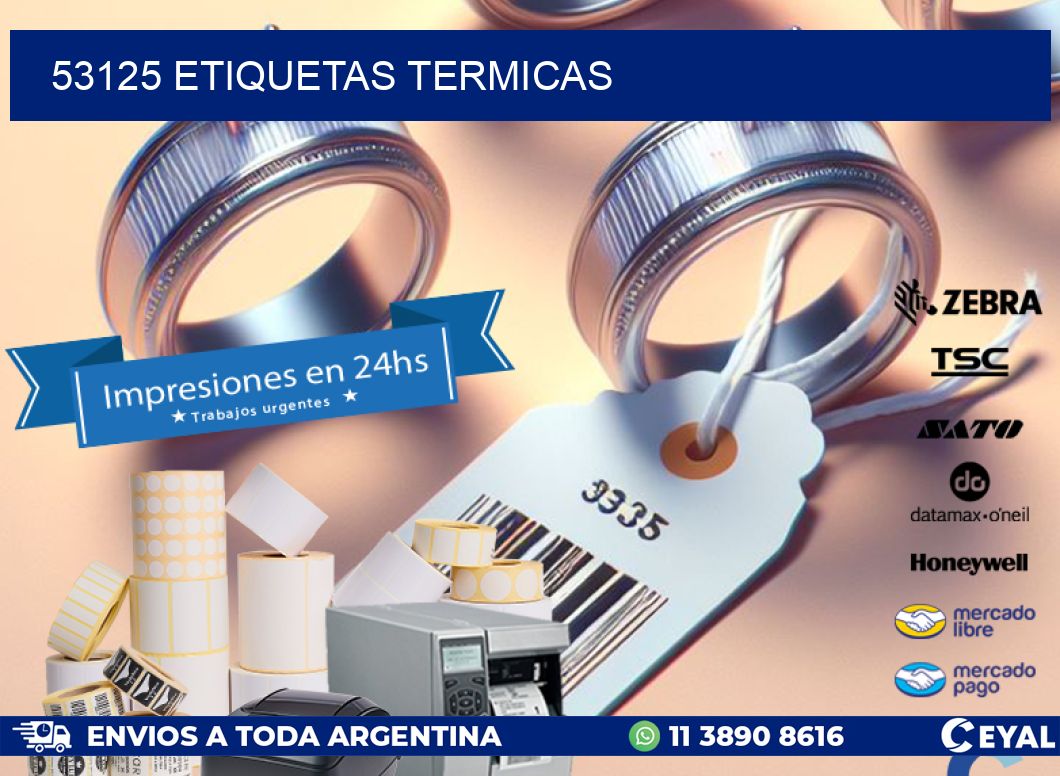 53125 ETIQUETAS TERMICAS