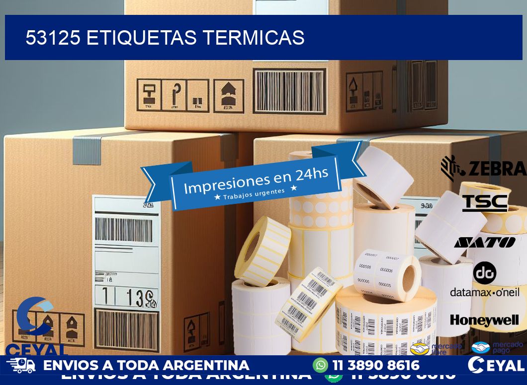 53125 ETIQUETAS TERMICAS