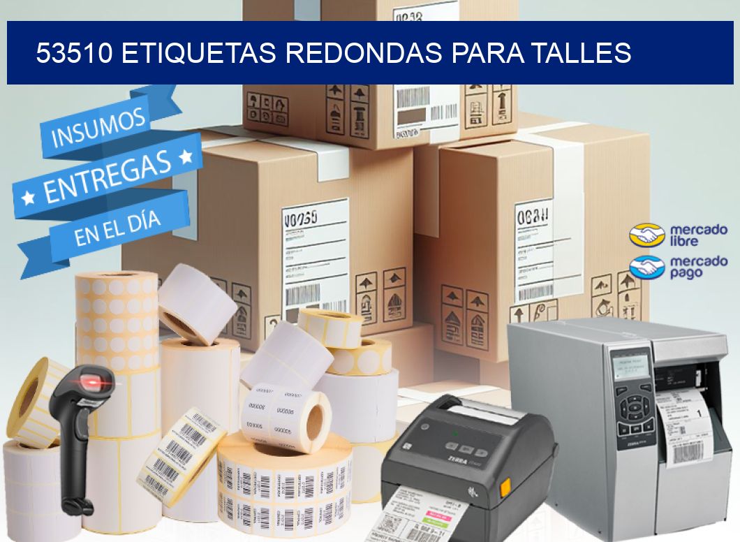 53510 ETIQUETAS REDONDAS PARA TALLES