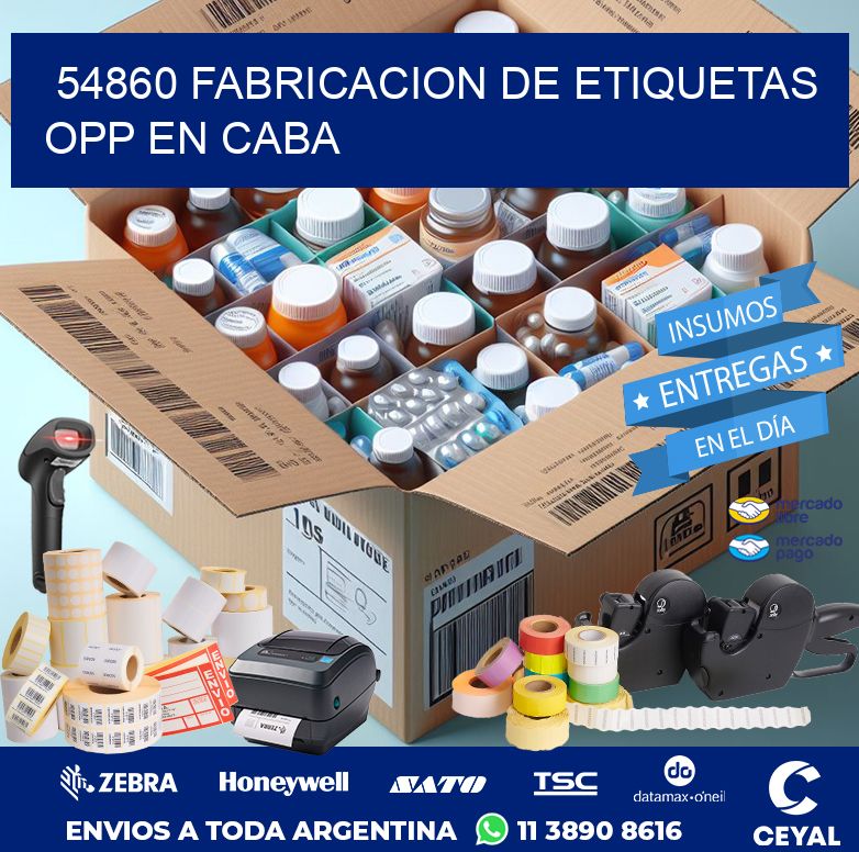 54860 FABRICACION DE ETIQUETAS OPP EN CABA