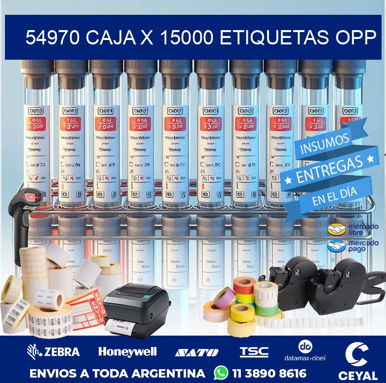 54970 CAJA X 15000 ETIQUETAS OPP