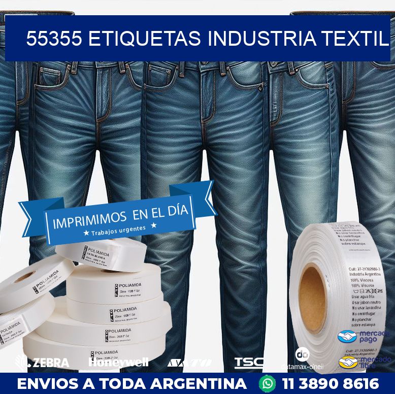 55355 ETIQUETAS INDUSTRIA TEXTIL