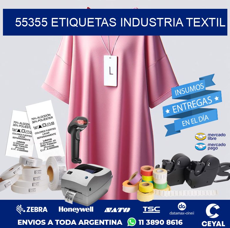 55355 ETIQUETAS INDUSTRIA TEXTIL