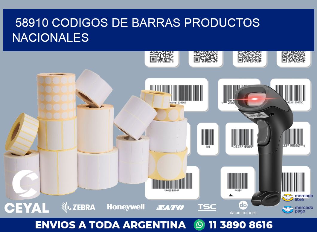 58910 codigos de barras productos nacionales