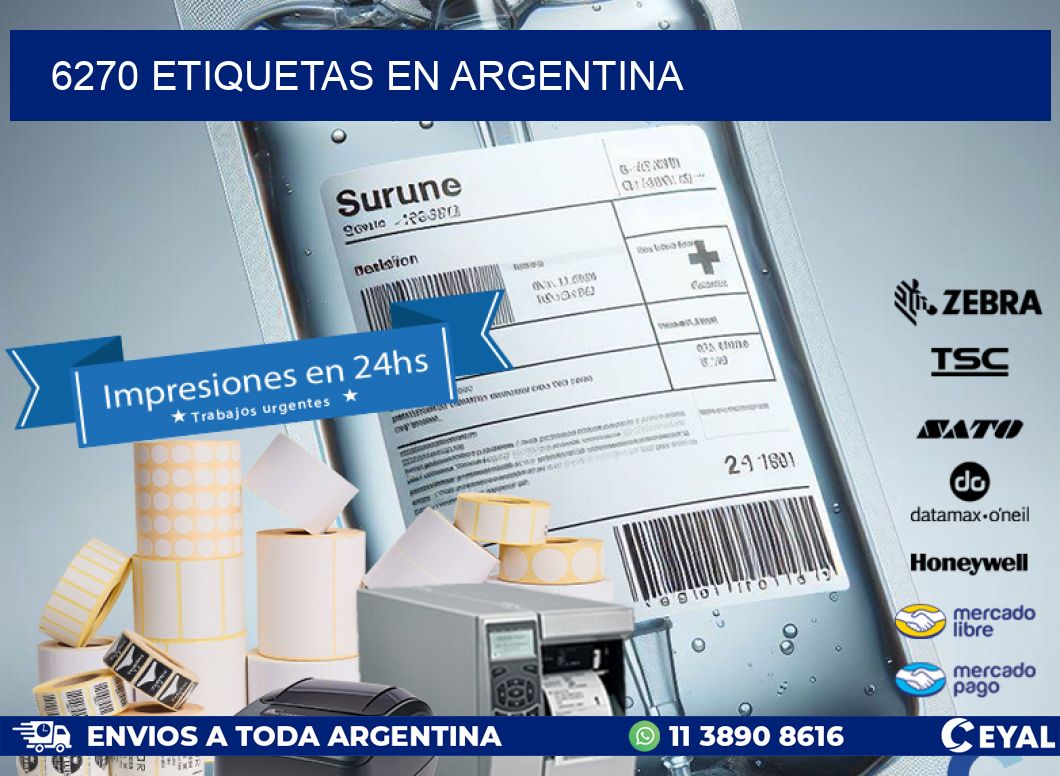 6270 etiquetas en argentina