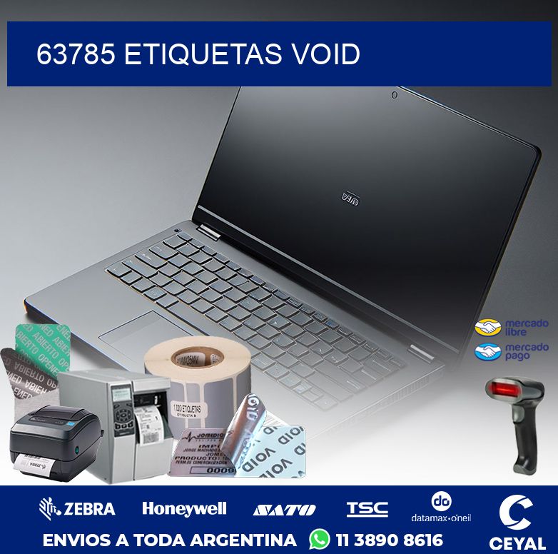 63785 ETIQUETAS VOID