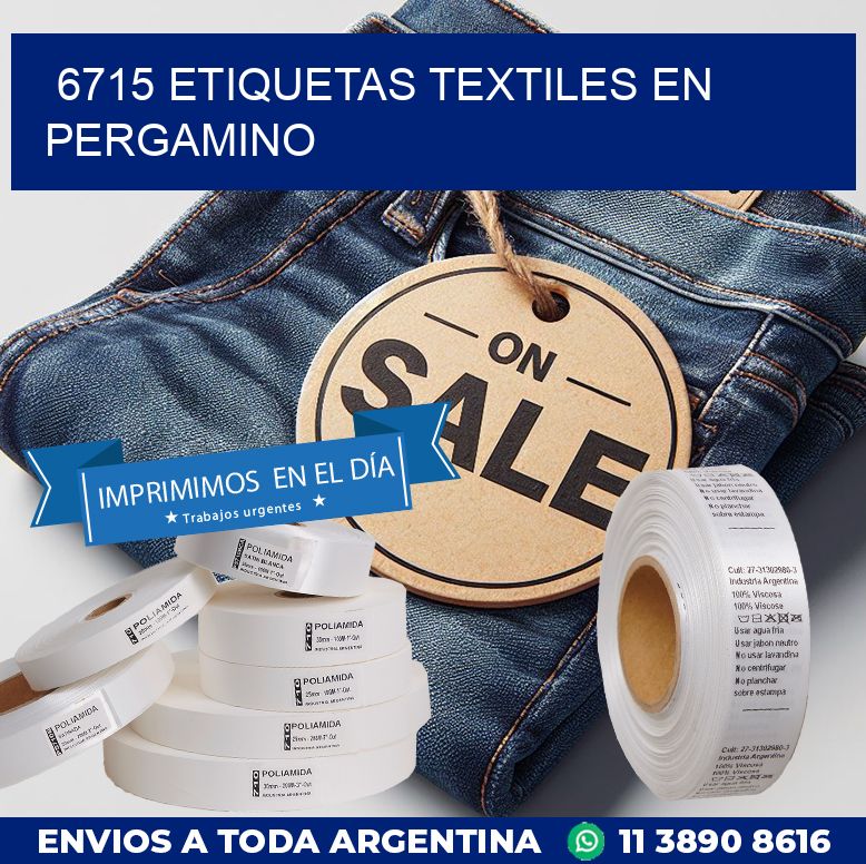 6715 ETIQUETAS TEXTILES EN PERGAMINO