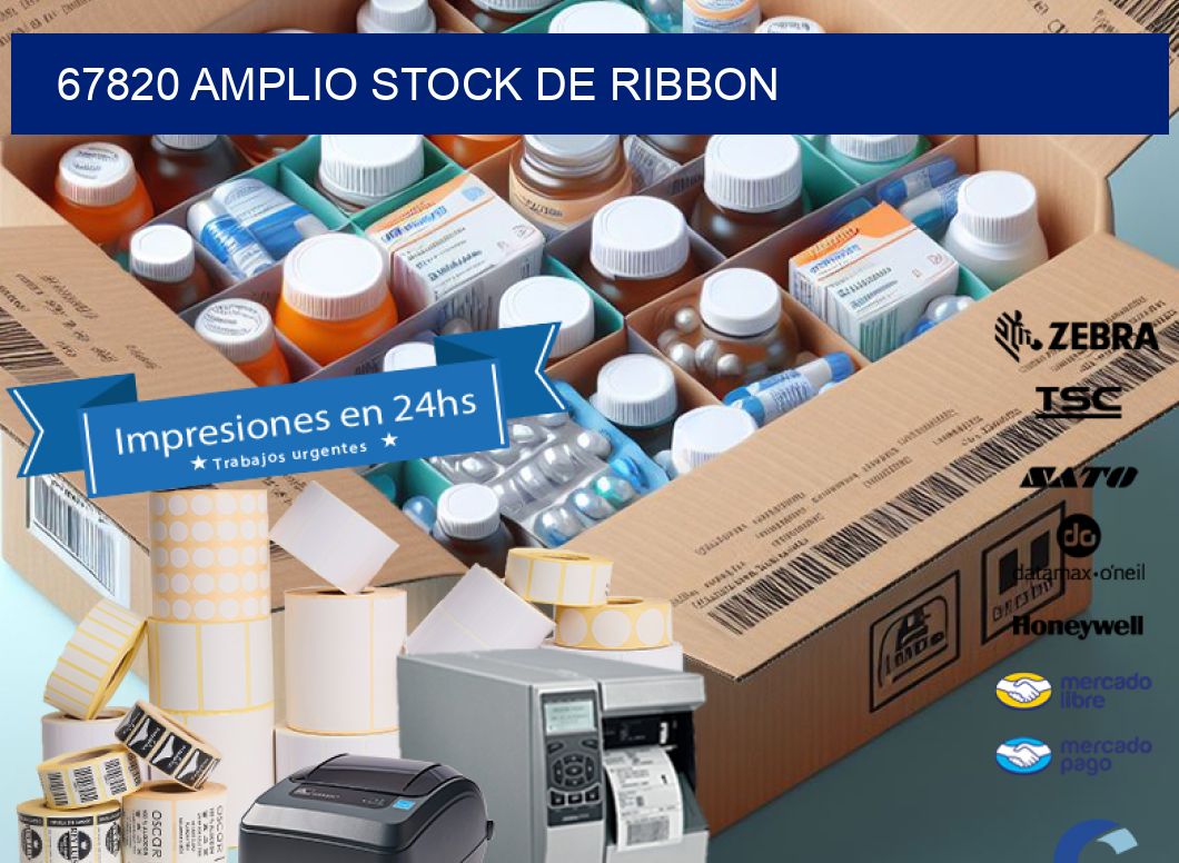 67820 AMPLIO STOCK DE RIBBON