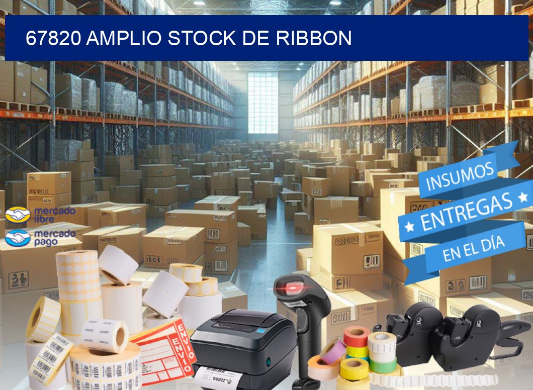67820 AMPLIO STOCK DE RIBBON