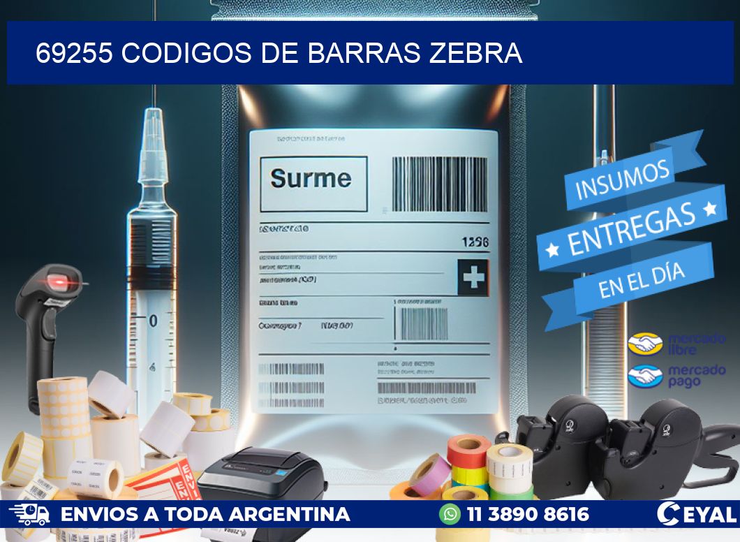 69255 codigos de barras zebra