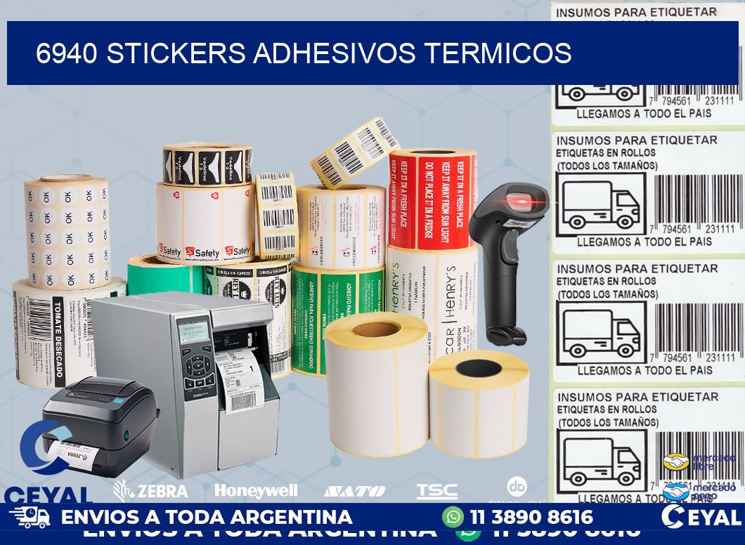 6940 stickers adhesivos termicos
