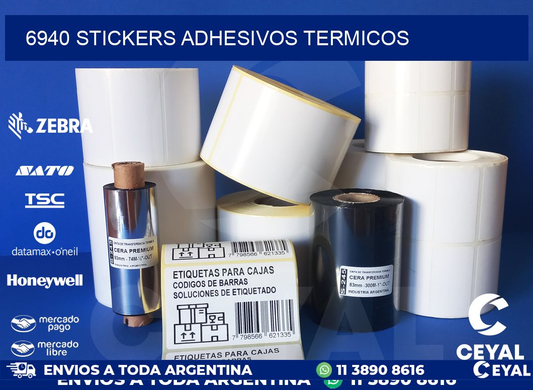 6940 stickers adhesivos termicos