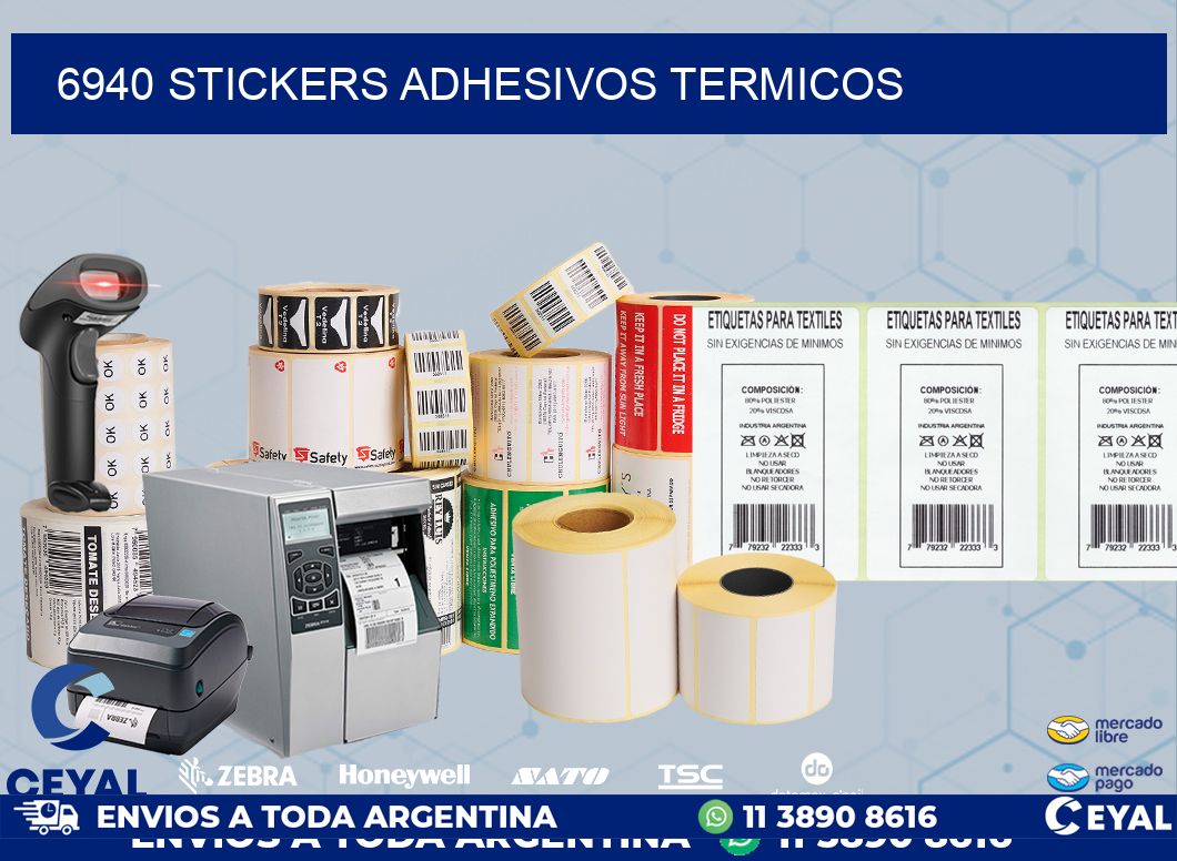 6940 stickers adhesivos termicos