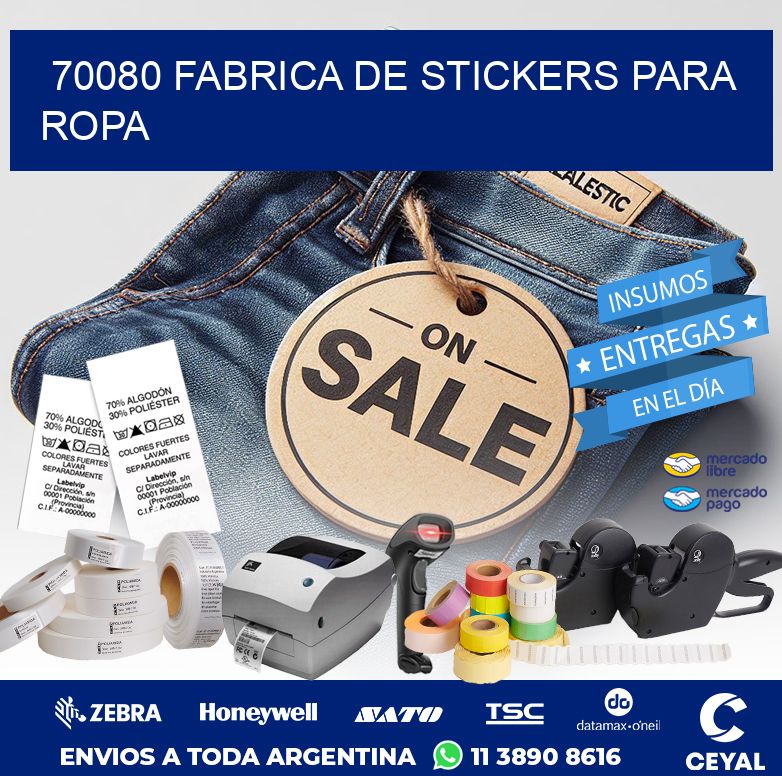 70080 FABRICA DE STICKERS PARA ROPA