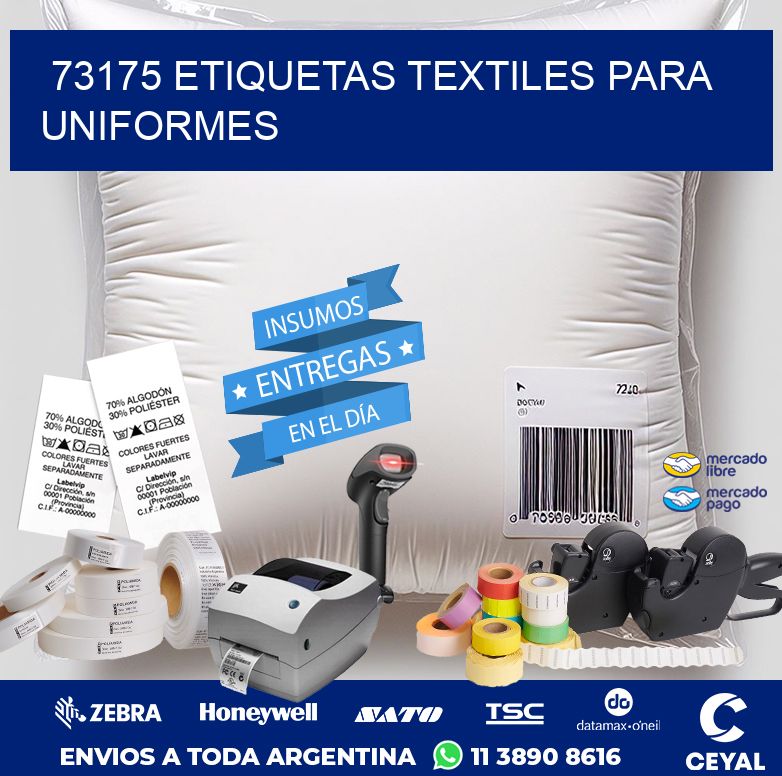 73175 ETIQUETAS TEXTILES PARA UNIFORMES