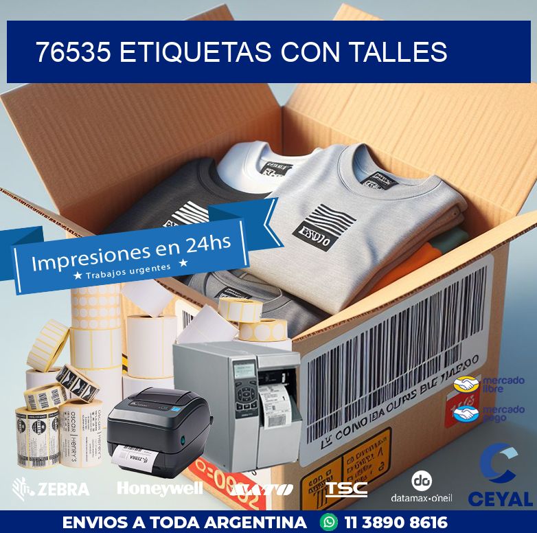 76535 ETIQUETAS CON TALLES