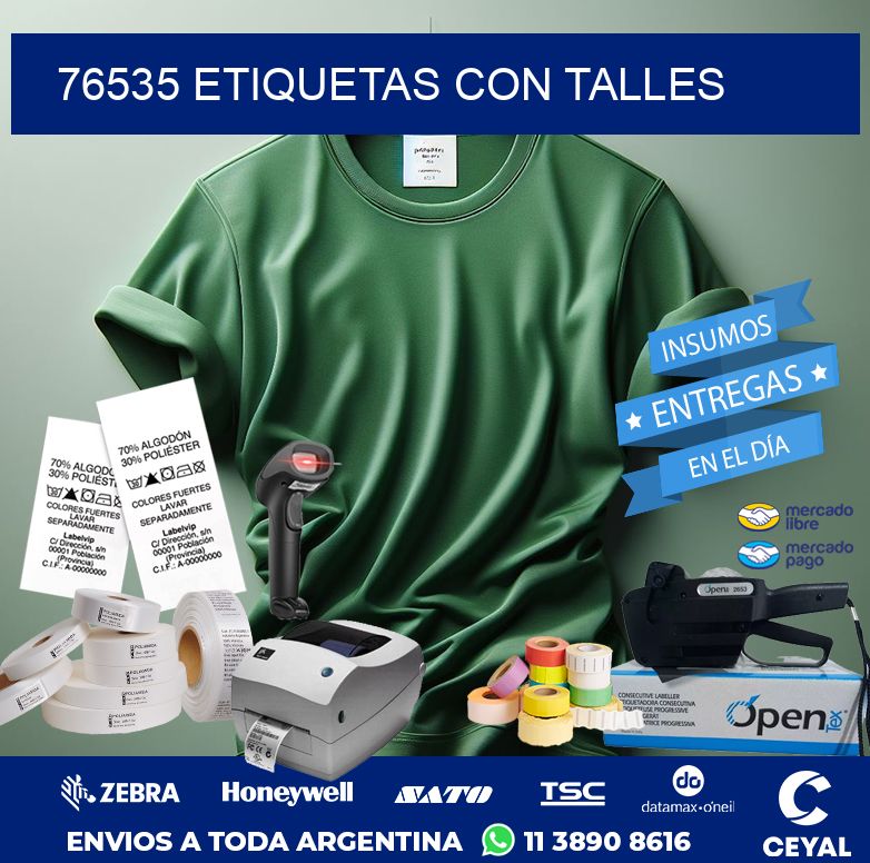 76535 ETIQUETAS CON TALLES